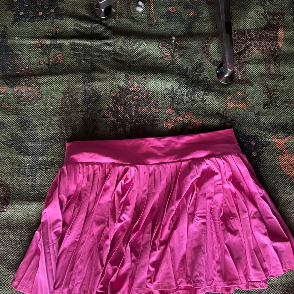 GAP Pink Skater Mini Skirt with Ruched Detail